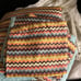 Missoni for Target King Duvet Shams Set Sham Blue Brown Zig Zag Comforter HTF