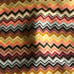 Missoni for Target King Duvet Shams Set Sham Blue Brown Zig Zag Comforter HTF