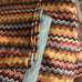 Missoni for Target King Duvet Shams Set Sham Blue Brown Zig Zag Comforter HTF