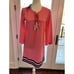 Cabana Life xTalbots Lace Up Tunic Dress Cover Up Top Pink Sz S Runs Small NWT