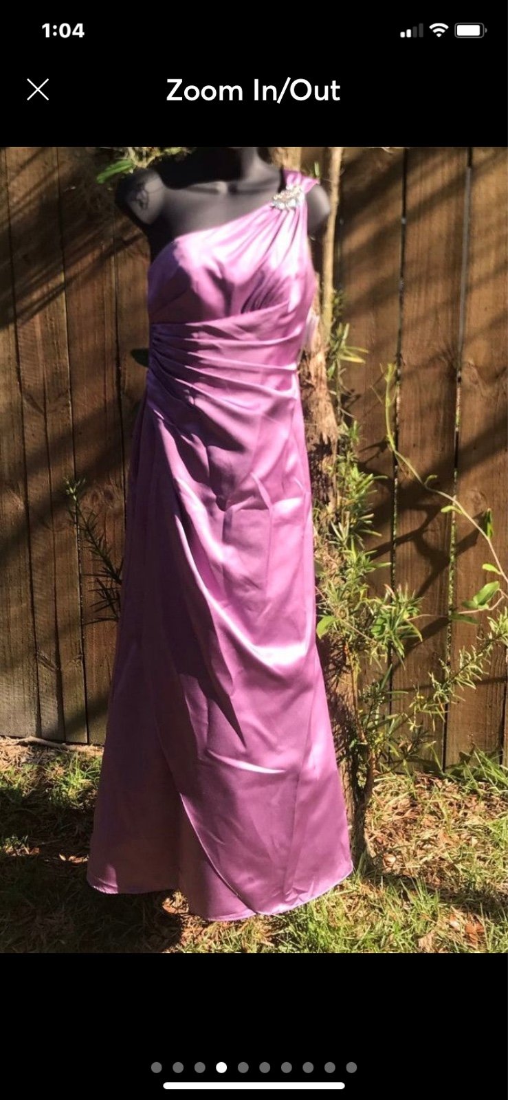 Dress David's shops bridal wedding prom dress bridesmaid gown fashion purple