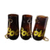 RARE Set of 3 Coors Amber Glass Hanging candle holders chain chandelier