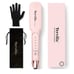 Terviiix Titanium Flat Iron Hair Straightener, Curler, Styler 1-3/4 Inch Pink