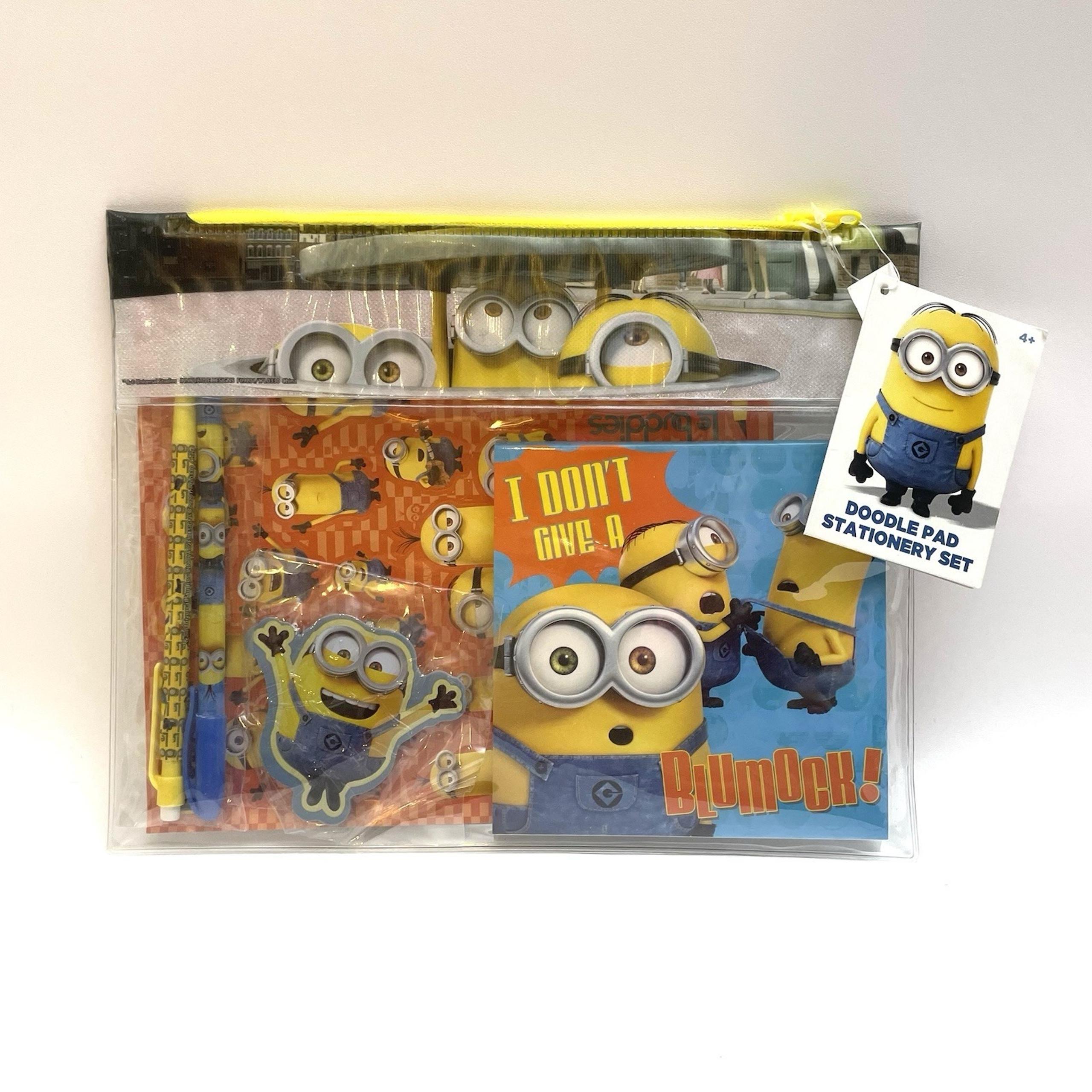 NEW Pixar Despicable Me Minions 6 Piece Stationary Set