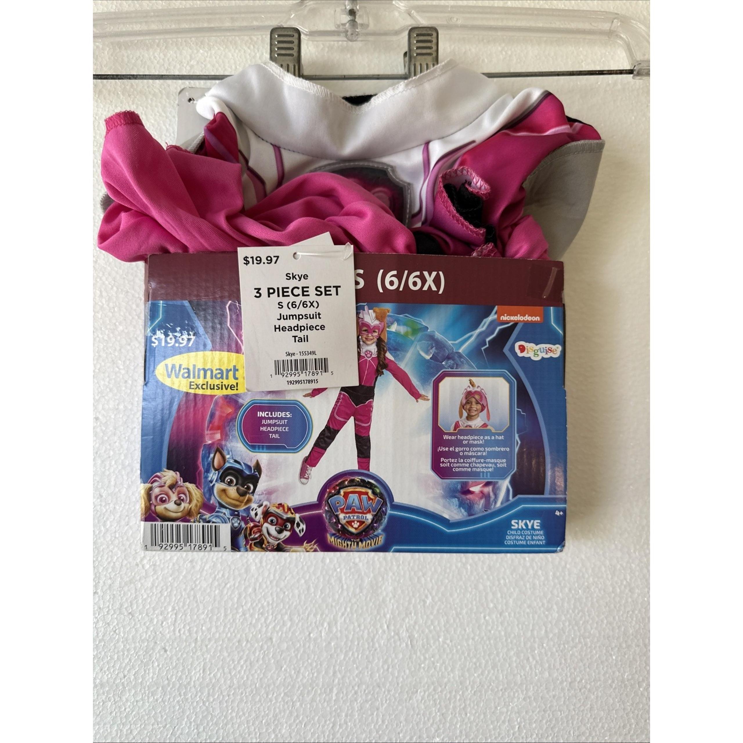 PAW Patrol Classic Halloween Costume Skye SMALL 6-6X NO HEADPIECE NWT