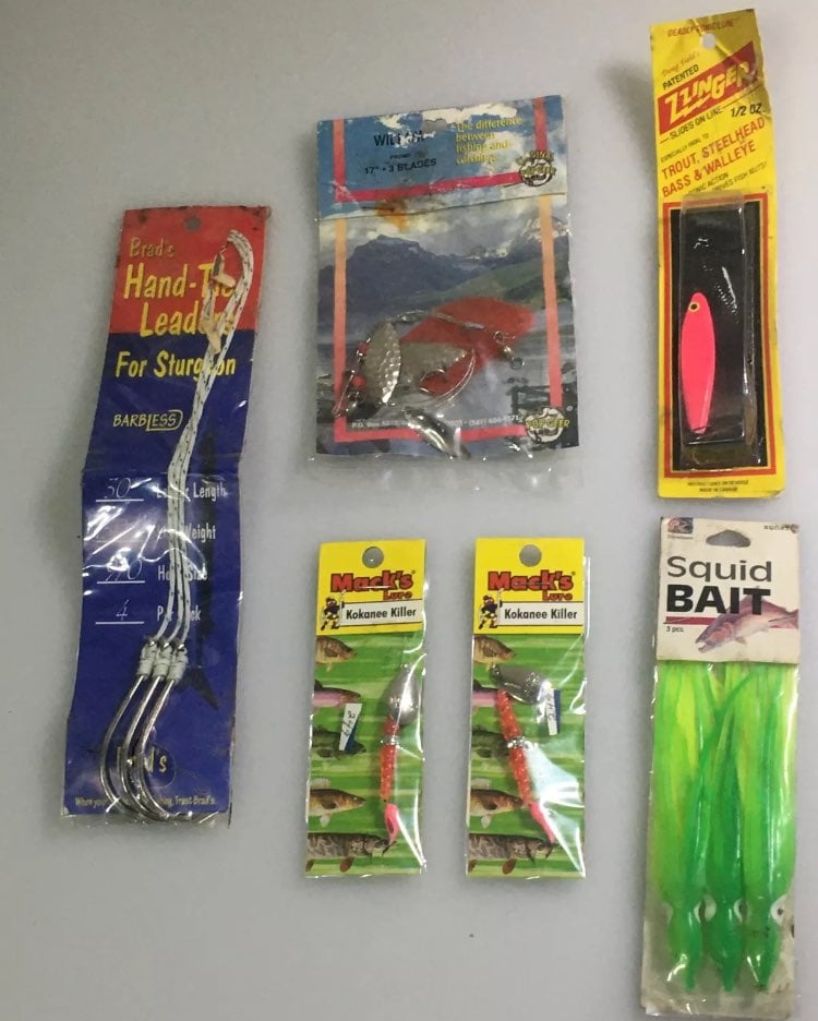 Vintage Luhr Jensen School O Minnows 19” 4 Blades Lake Troll Fishing Lure