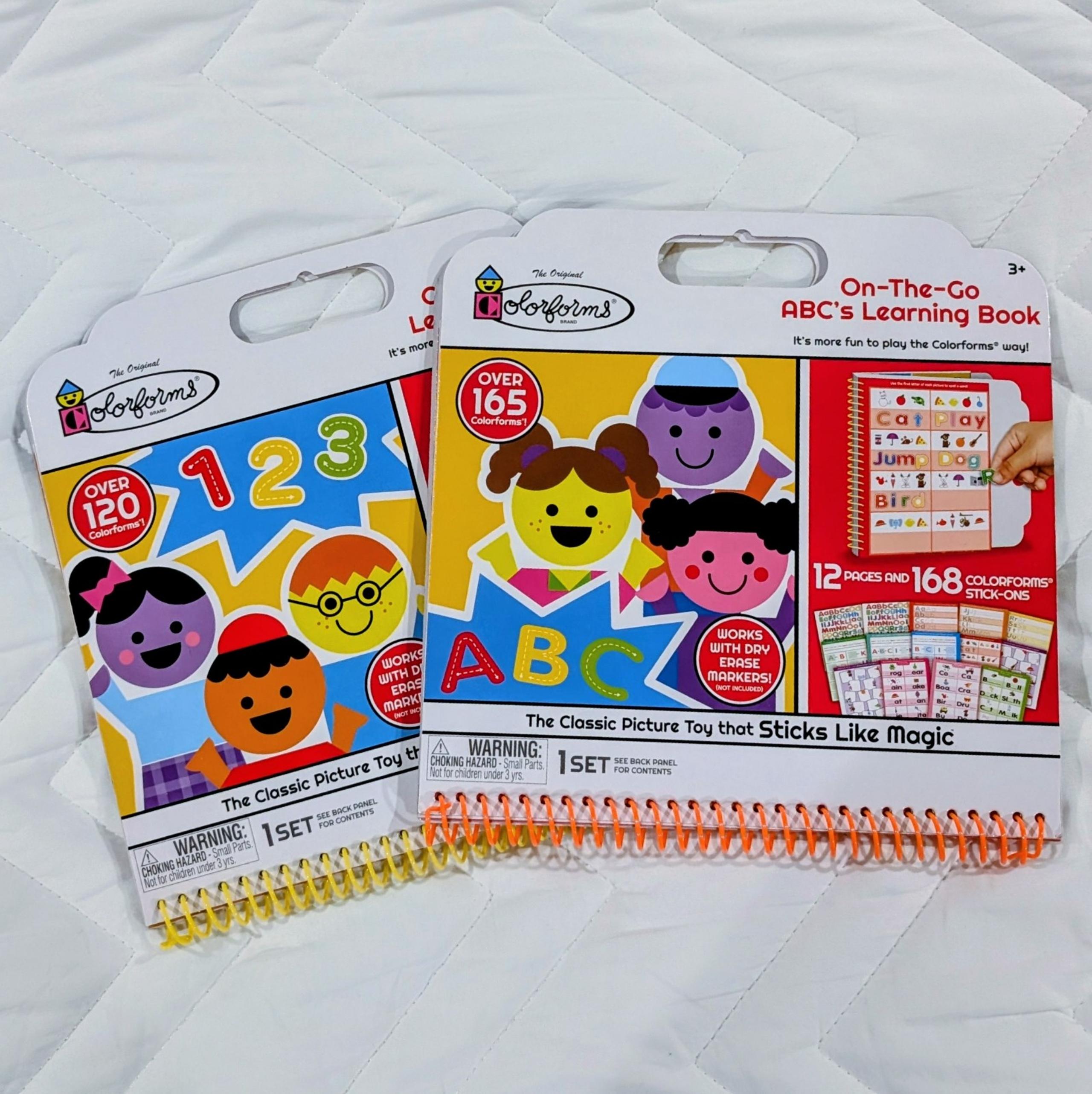 NEW On-the-Go Learning Books - Colorforms