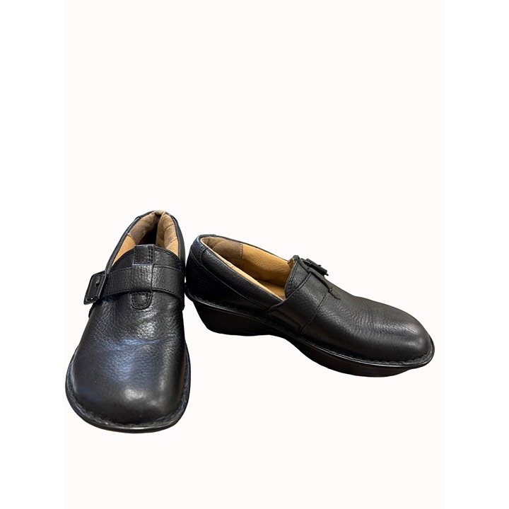 NurseMates pillow top women’s leather clog shoes 7M SKU 6274