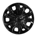Black Skin Covers Hub Caps Set 4 FOR 2014-2022 Ford Transit Connect 16 Wheel