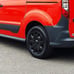 Black Skin Covers Hub Caps Set 4 FOR 2014-2022 Ford Transit Connect 16 Wheel