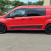 Black Skin Covers Hub Caps Set 4 FOR 2014-2022 Ford Transit Connect 16 Wheel