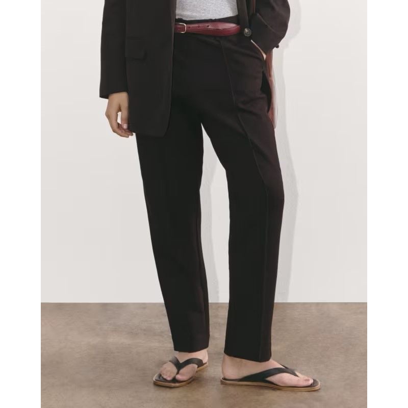 Everlane NWT The Dream Pant Black Knit Pants Pull Size Small