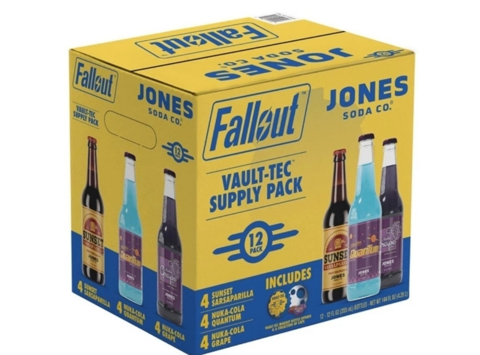 Fallout x Jones Soda Co - Vault-Tec Supply Pack Costco Exclusive 12 Pack Bonus