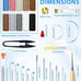 Upholstery Repair Sewing Kit Heavy Duty 47 Pieces