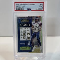 2020 PANINI CONTENDERS DK METCALF STARDUST SSP MINT #22 SEAHAWKS PSA 9
