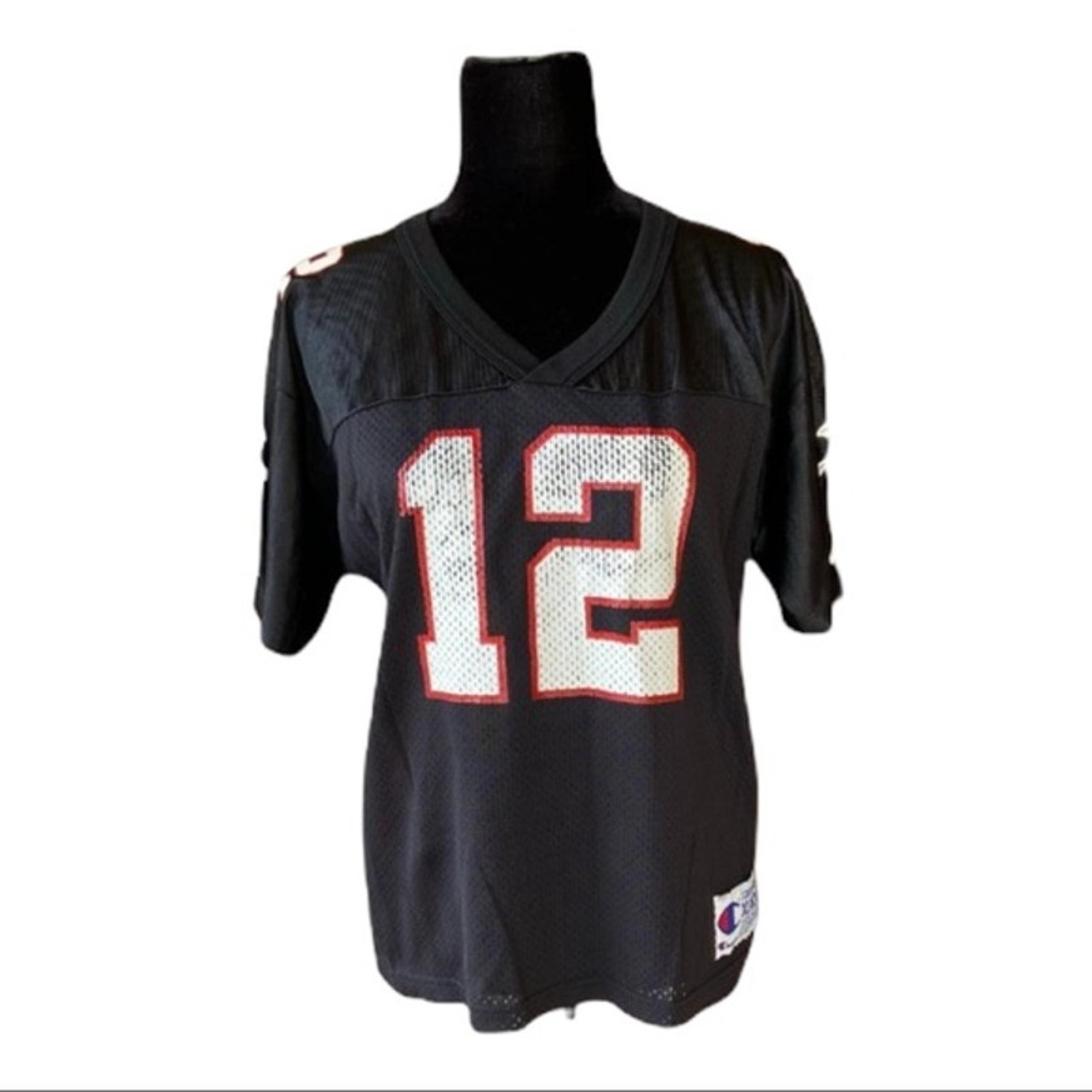Champion Atlanta Falcons Vintage Chris Chandler 12 Jersey Black XL