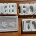 Lot of 149 silicone molds