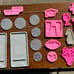 Lot of 149 silicone molds