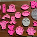 Lot of 149 silicone molds
