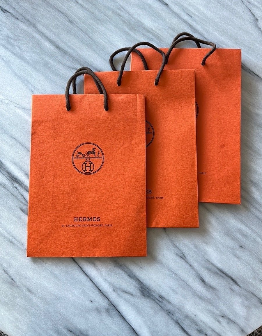 Hermes Shopping Gift Bags (3-pack bundle)
