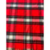 Vintage Troy Robe Wool Throw Fringe Blanket Tartan Red Plaid 64” x 57”