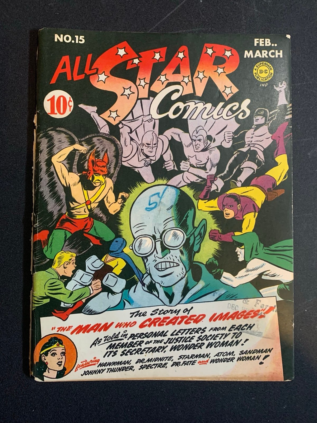 All-Star Comics #15 (1943) Golden Age DC Comics Wonder Woman