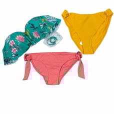 Minkpink and Seafolly Bikini Bundle Green Floral Multi Color Size 8 Medium