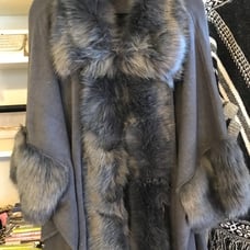 Grey Flowing Cape
