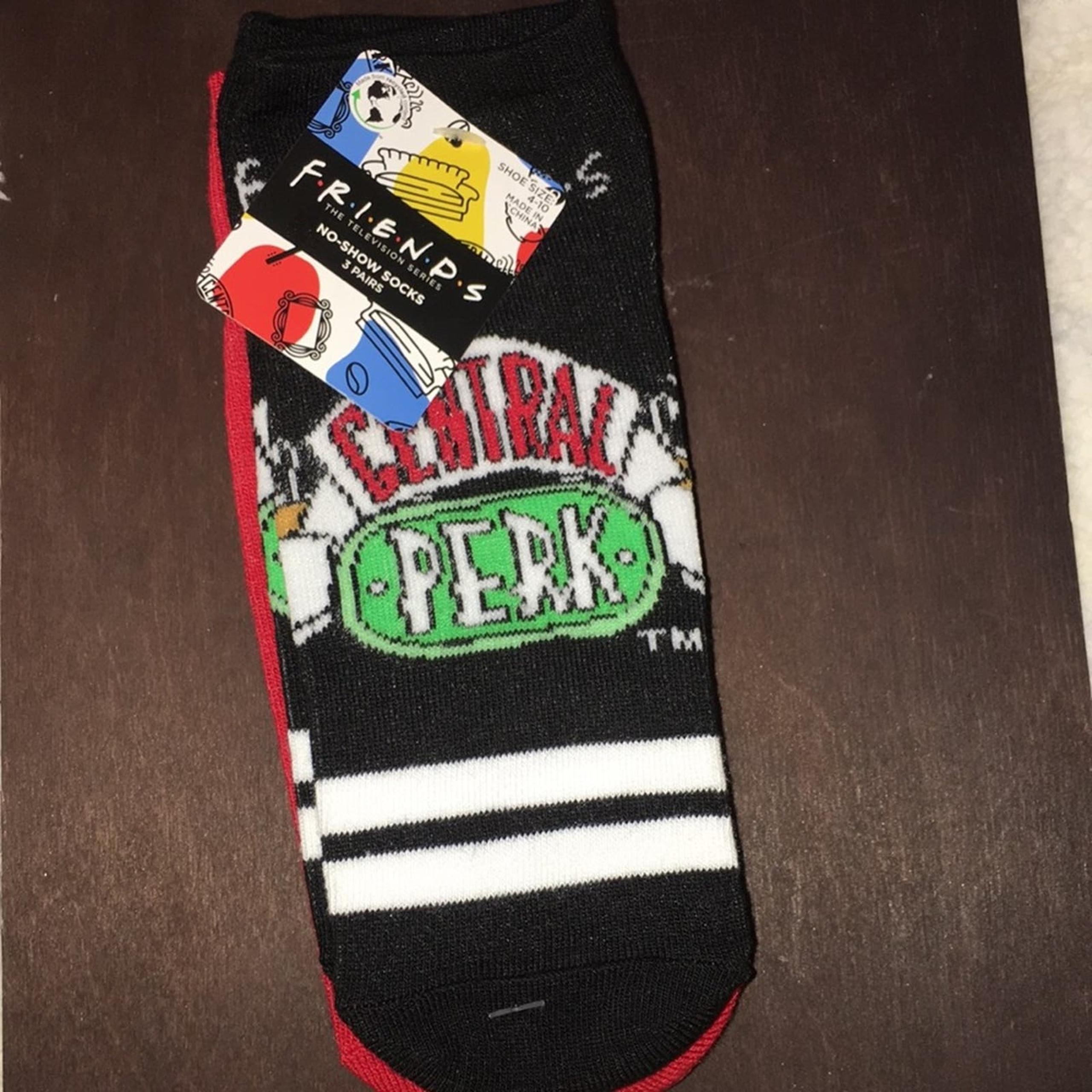 Friends Women's No Show Socks, 3-Pack, Size 4-10. NWT.