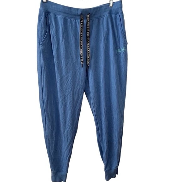 Savage X Fenty Women's Jogger Sweatpants Blue Size L Relaxed Fit