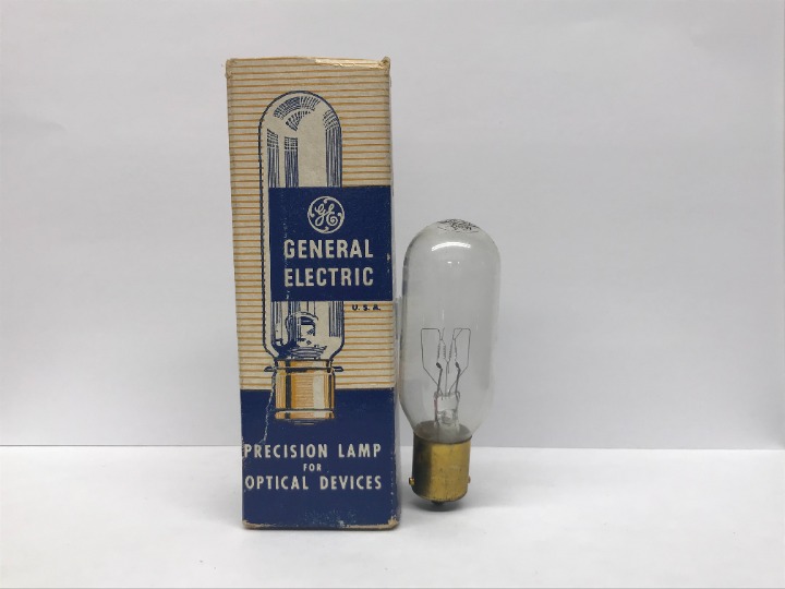 GE Precision Lamp for Optical Devices CAS 115-120V 50 Watts New In Box