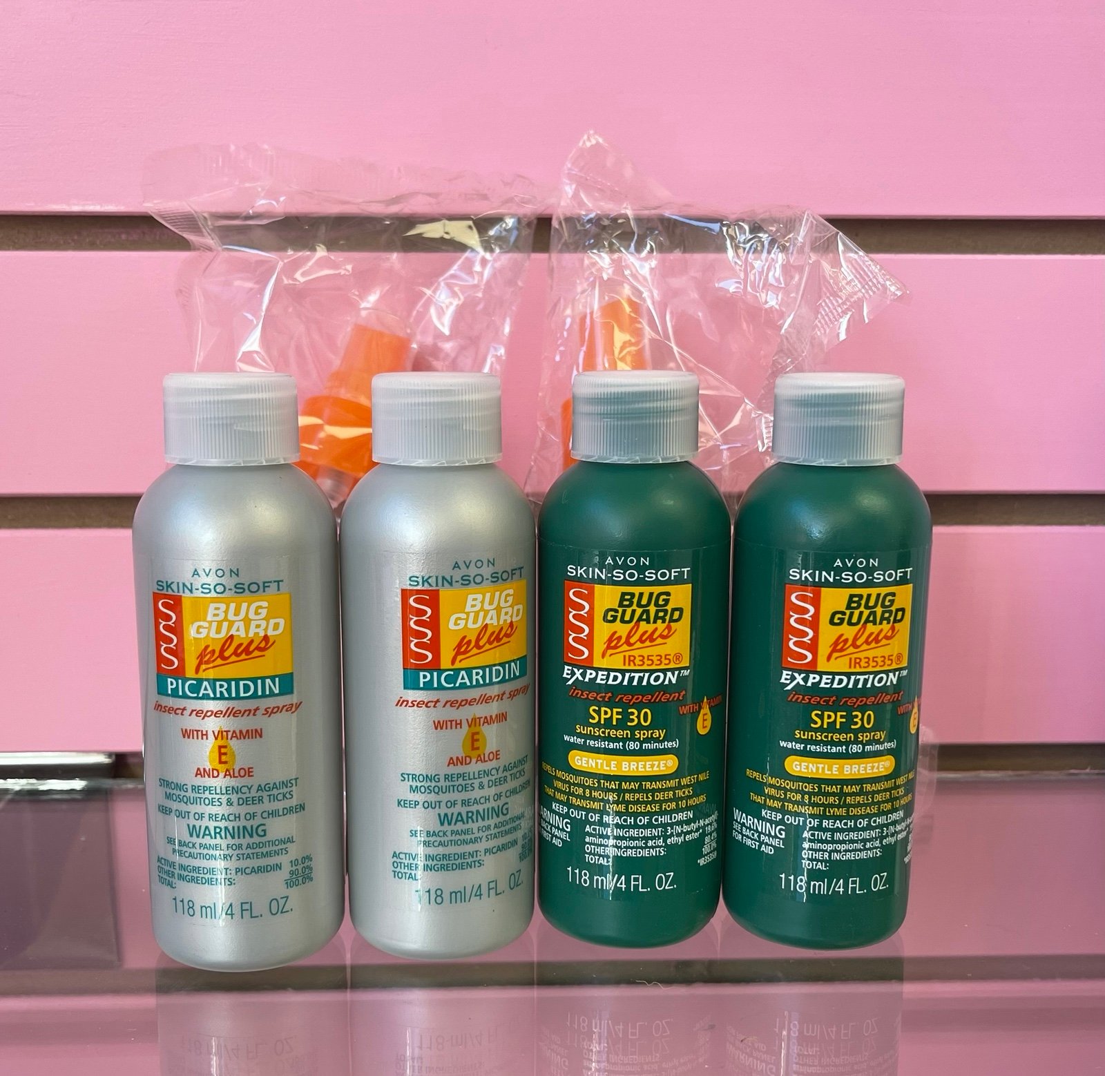 4, Skin So Soft Bug Guard Plus Pump Spray bundle