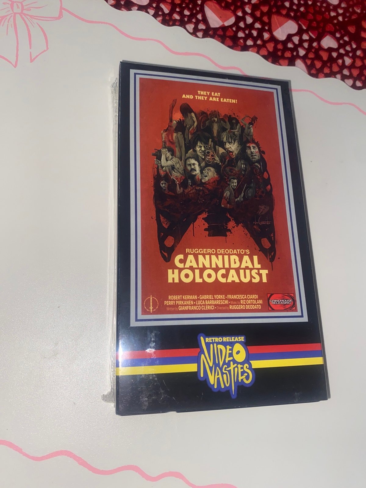 Cannibal Holocaust VHS slipcase edition NEW video nasties Grindhouse cassette