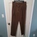 Vtg NWT Mckenzie Tribe Whiskey Brown Western Style Chinos Men's 34x37U