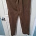 Vtg NWT Mckenzie Tribe Whiskey Brown Western Style Chinos Men's 34x37U