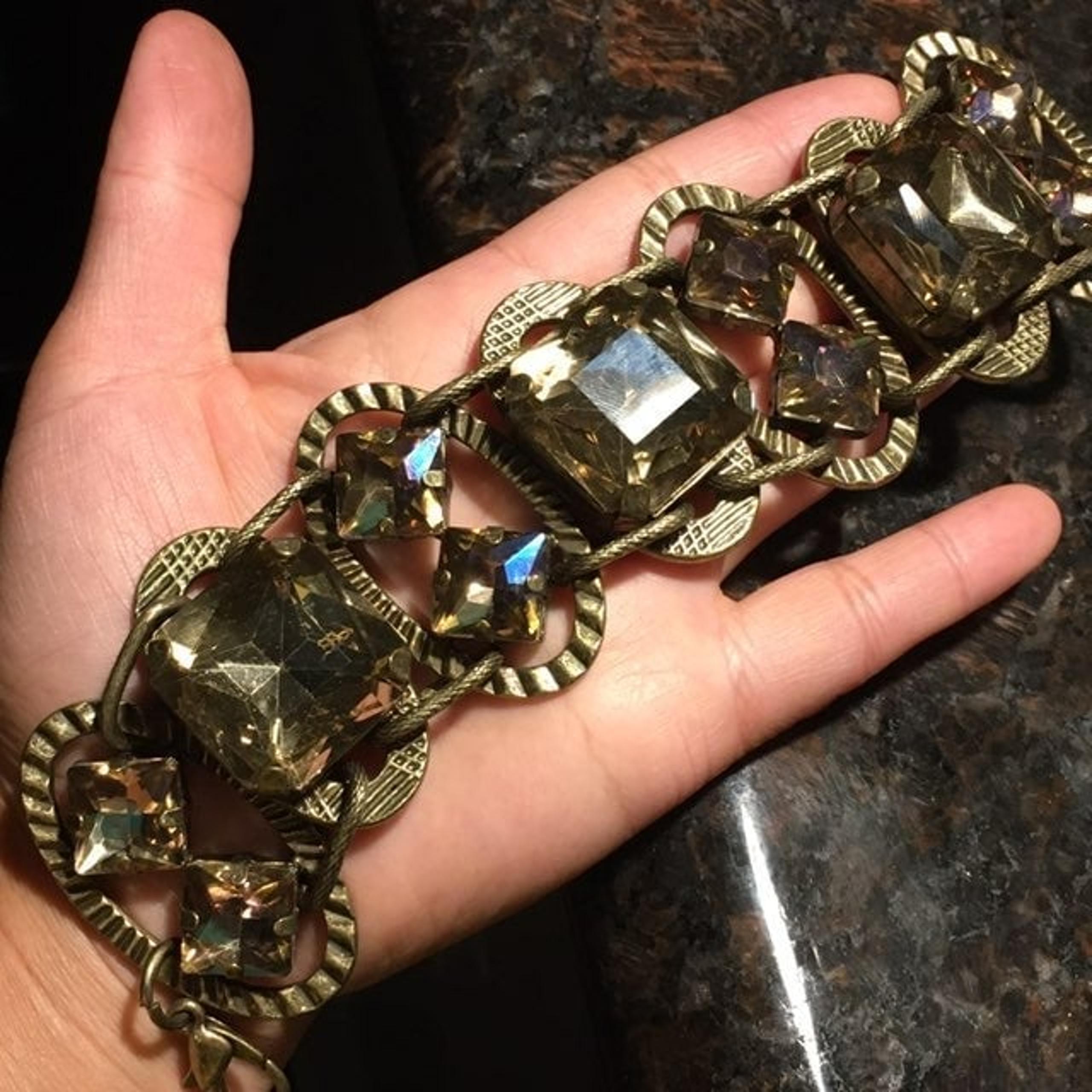Traci Lynn rhinestone bracelet