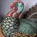 16 x15 Beaded Turkey Novelty Plush Pillow John Derian 2024 Target Exclusive