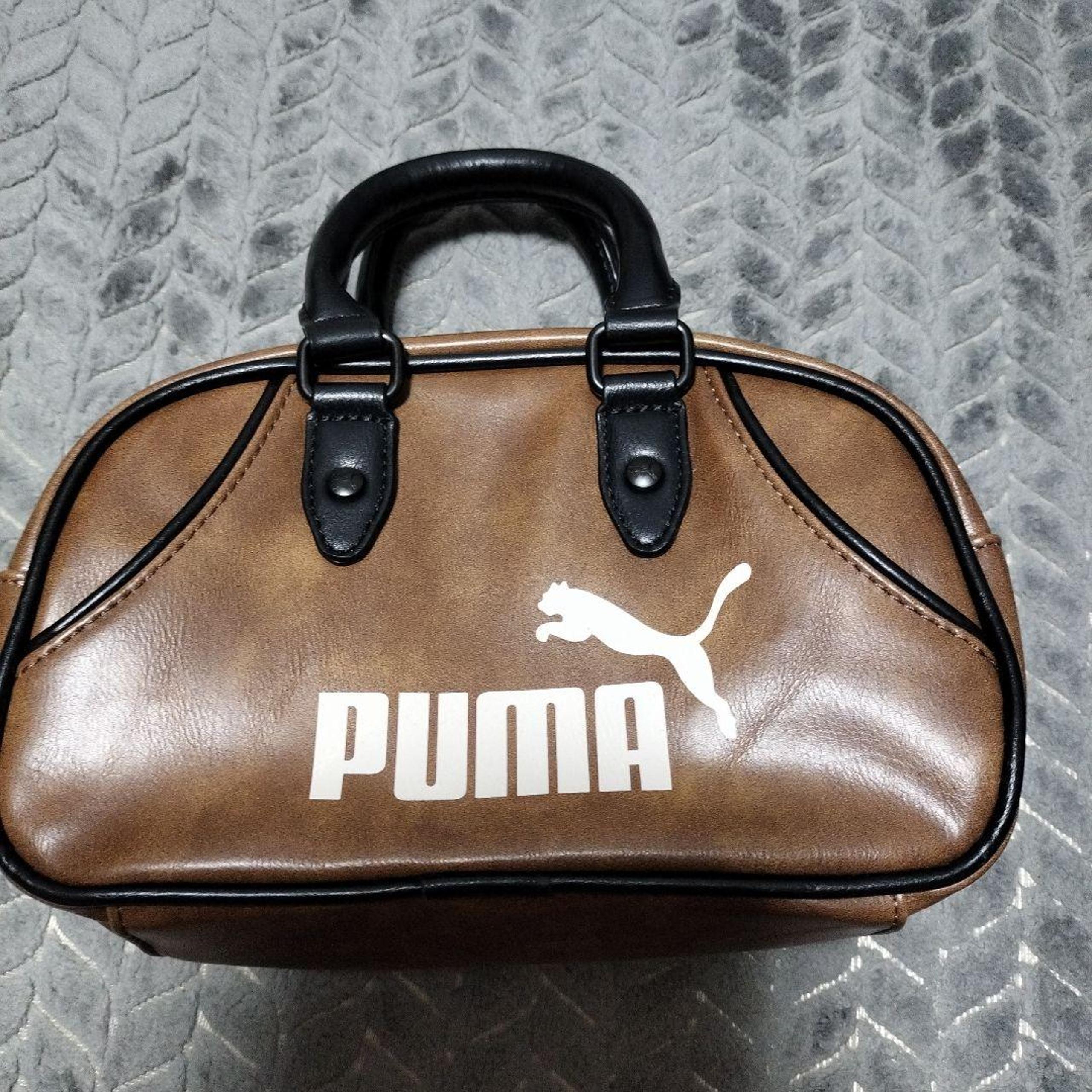 PUMA Bag, Boston Bag, Shoulder Bag, Brown