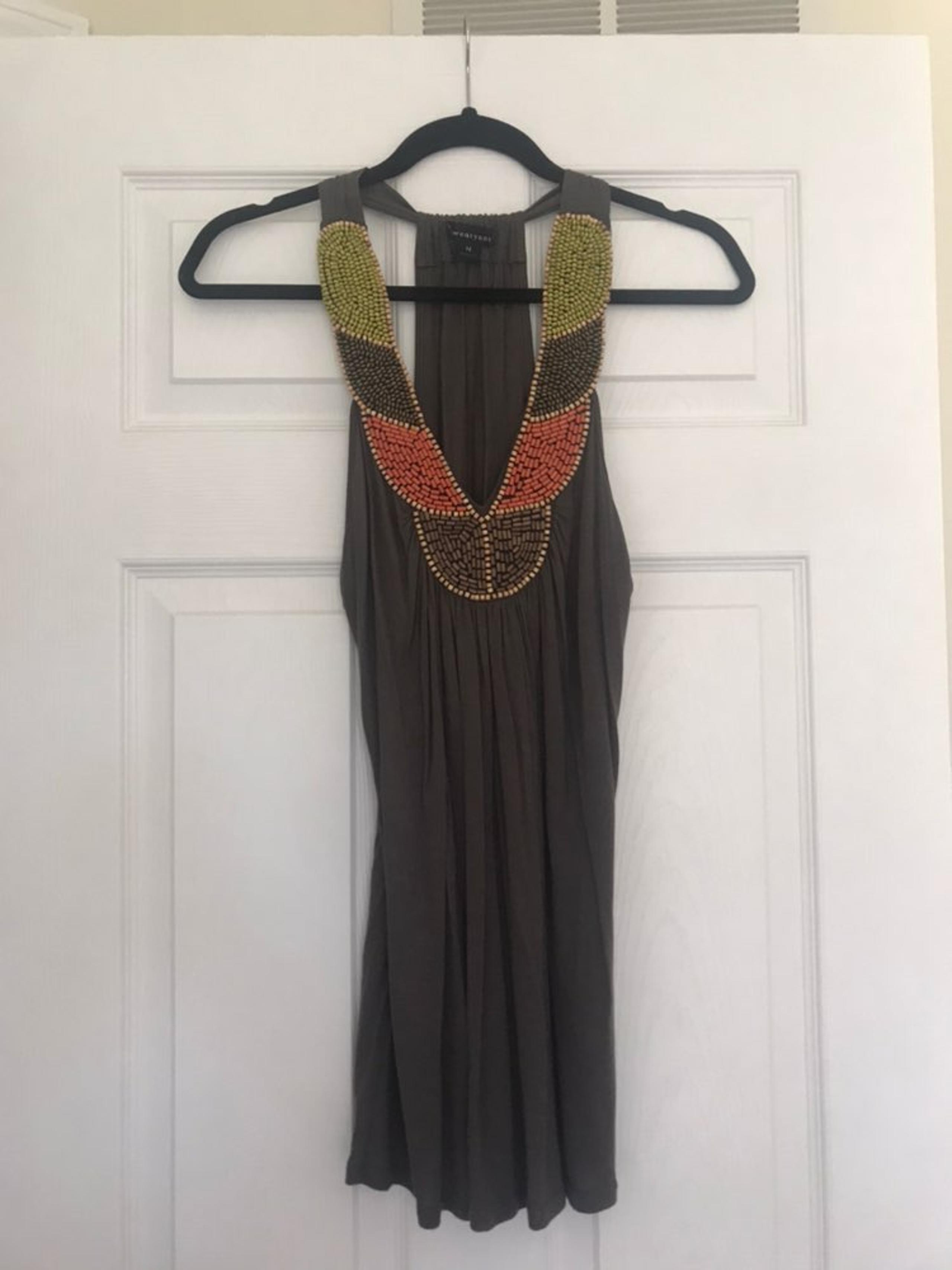 Twentyone Beaded Neckline Top Size M