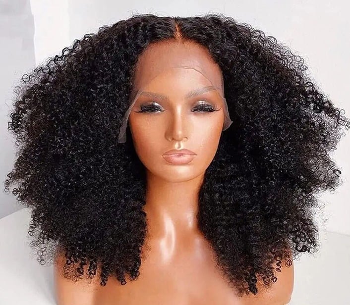 human hair lace front wig