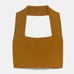 Zara Cropped Halter Top, Color: Olive Green, Size: S, NWOT
