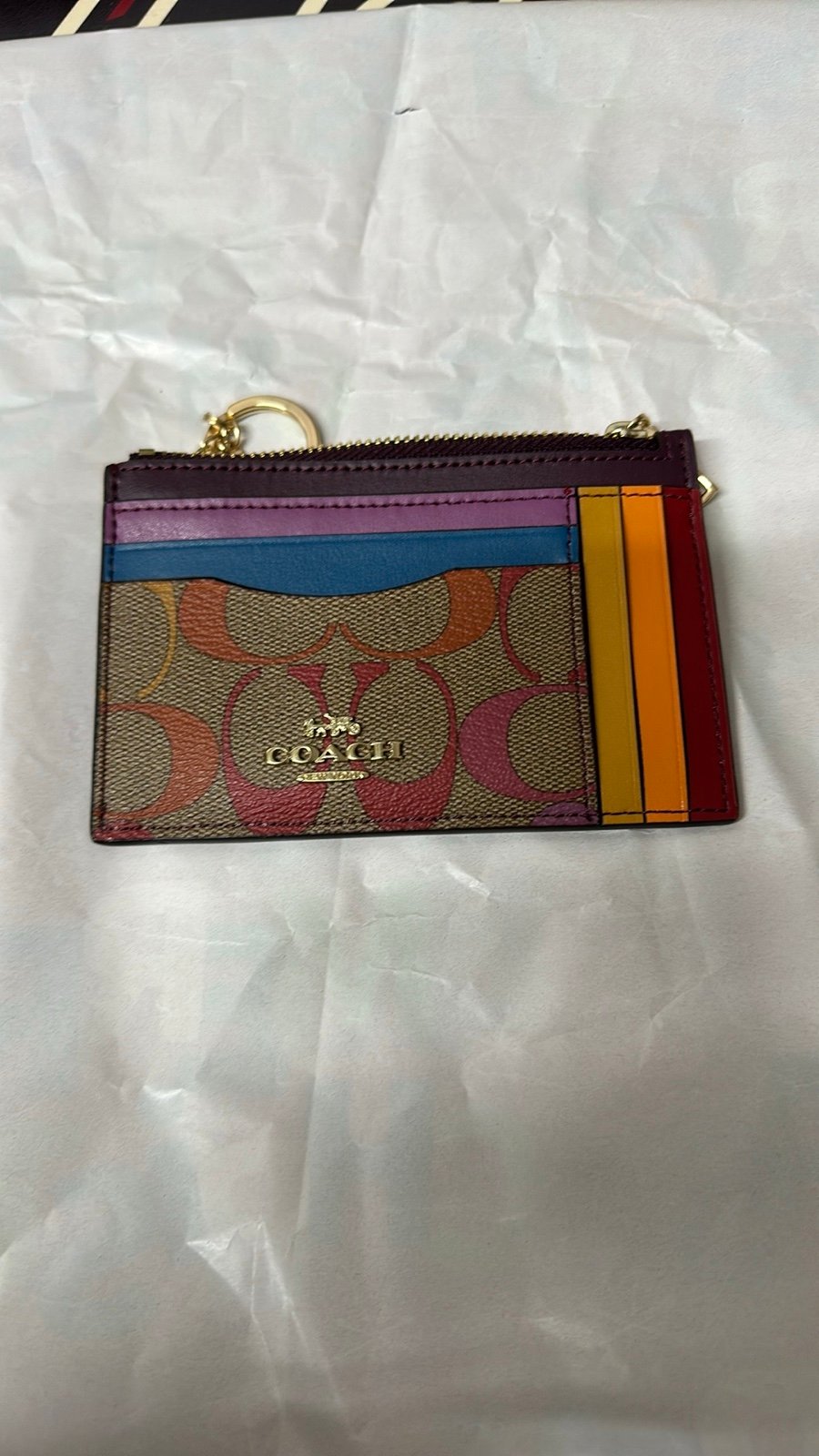 Coach card holder