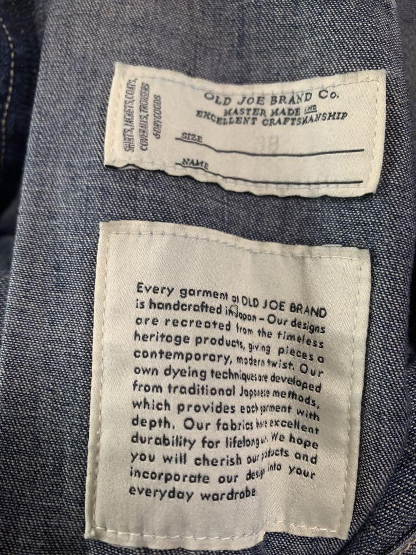 Old Joe Cross Shoulder Overall Size 38