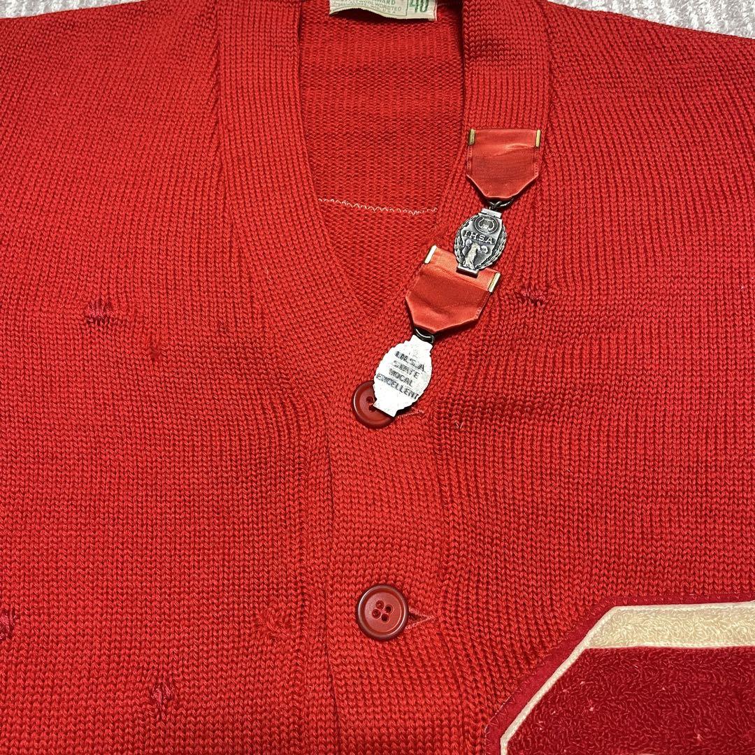 50~60's IMPERIAL】 Award cardigan