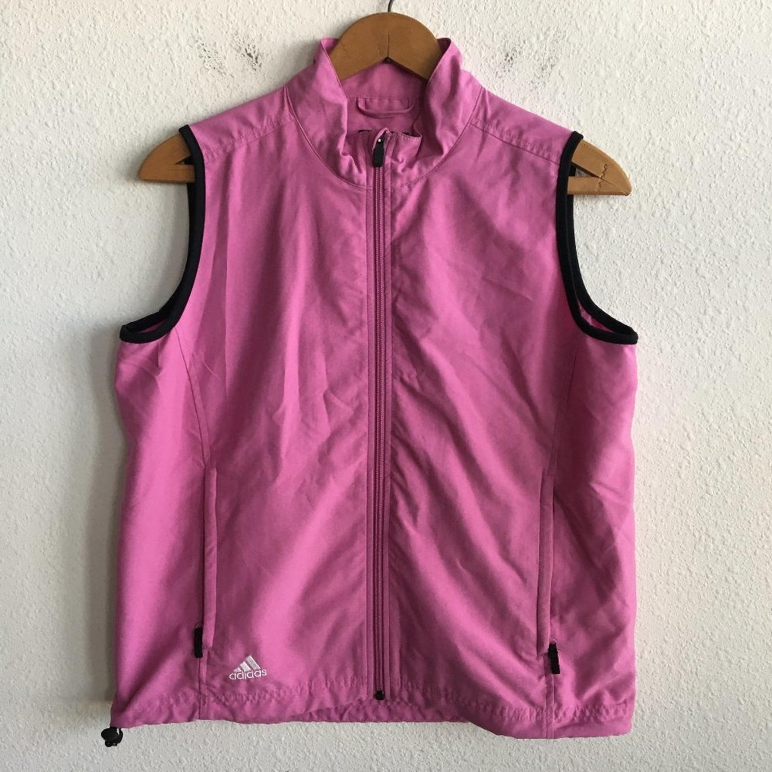 Adidas Women's Climaproof Full Zip Pink Vest S