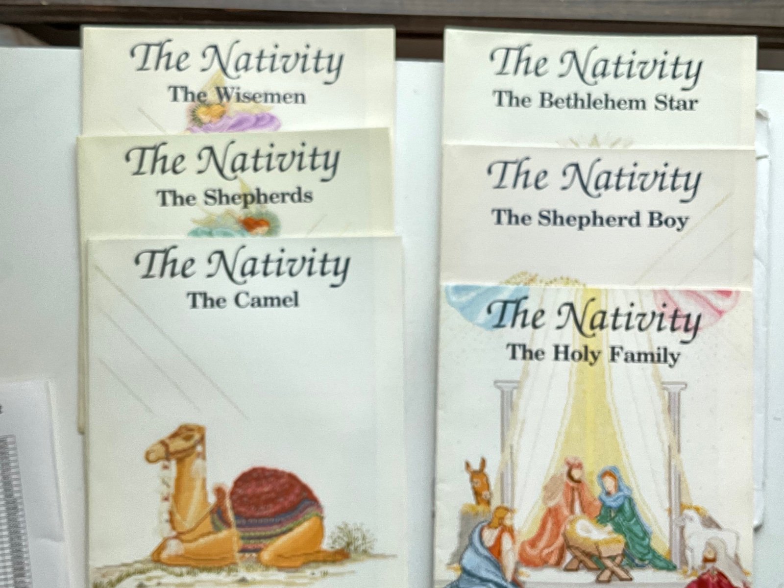 Vintage Serendipity Designs The Nativity Counted Cross-stitch Set of 6 Patterns