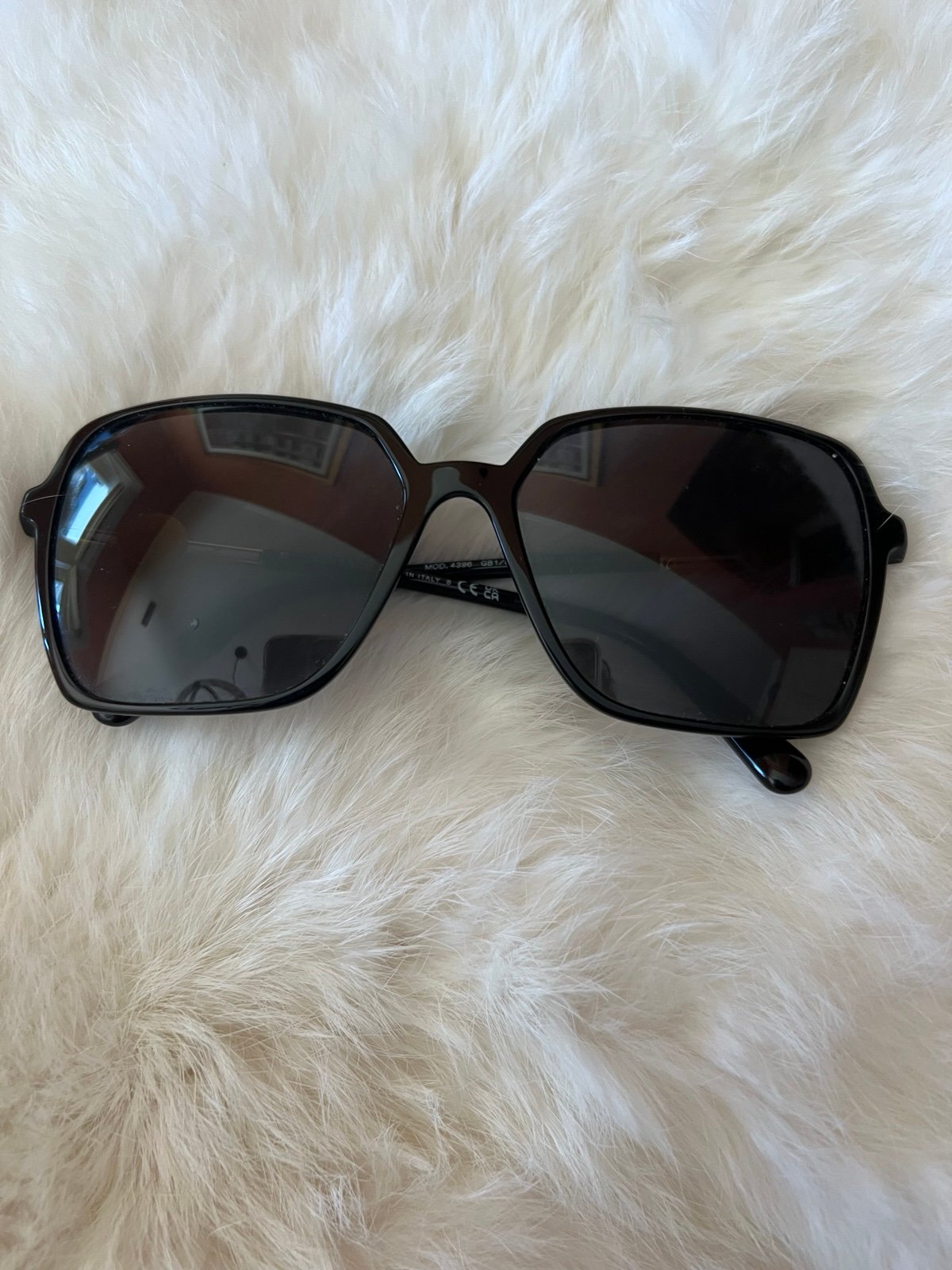 Versace Chic Black and Gold Glasses Frame