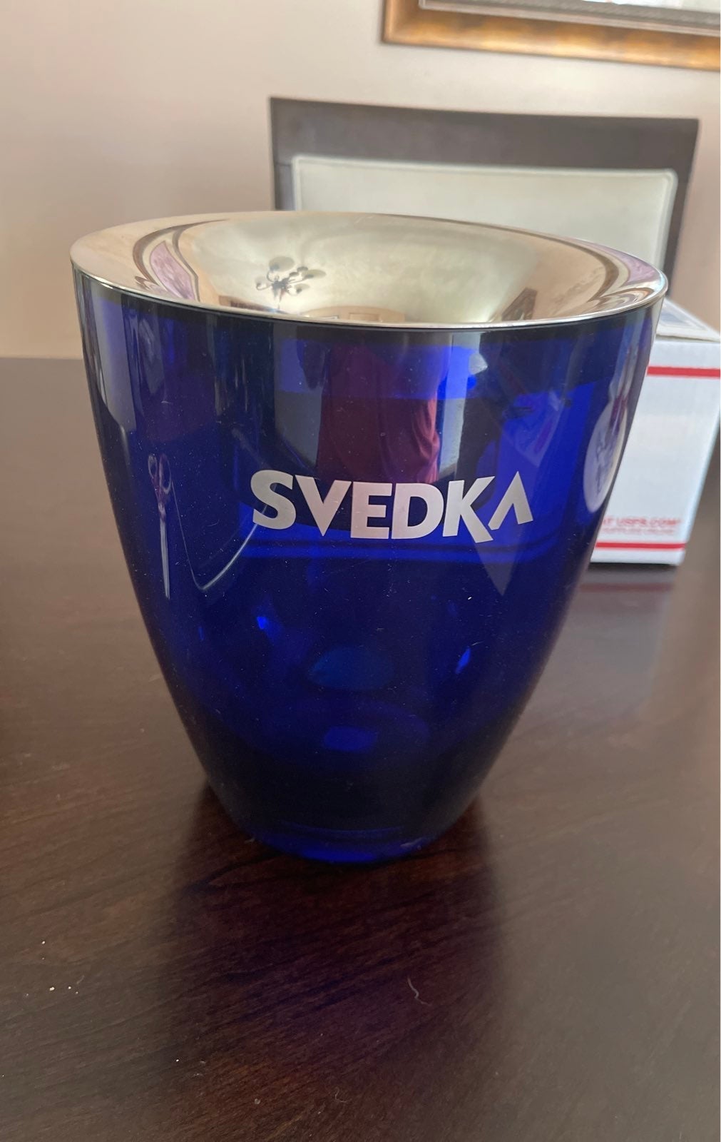 Svedka heavy acrylic vodka or champagne chiller