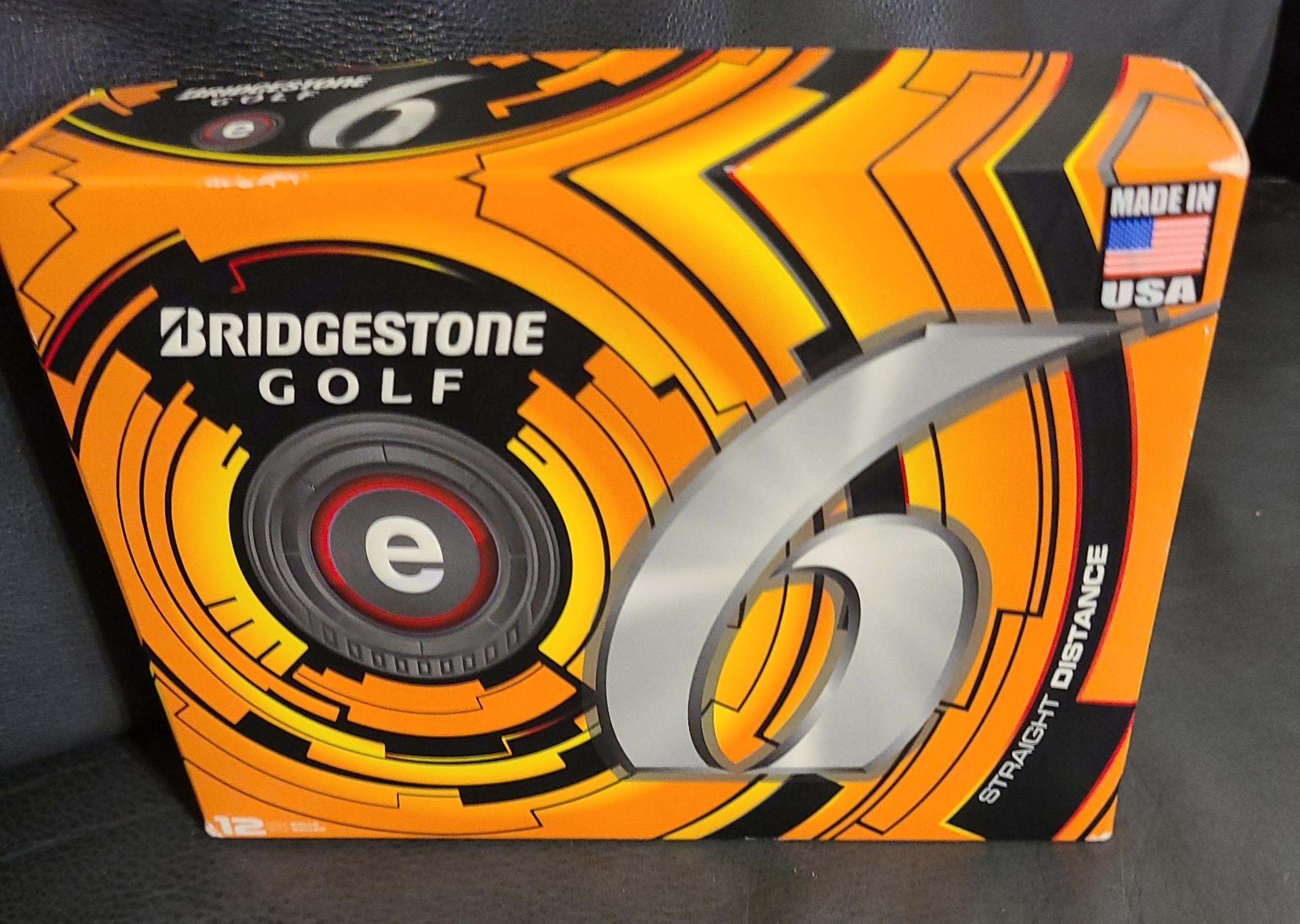Bridgestone e6 12 Golf Balls BRAND NEW! E6 Straight Distance Made In USA