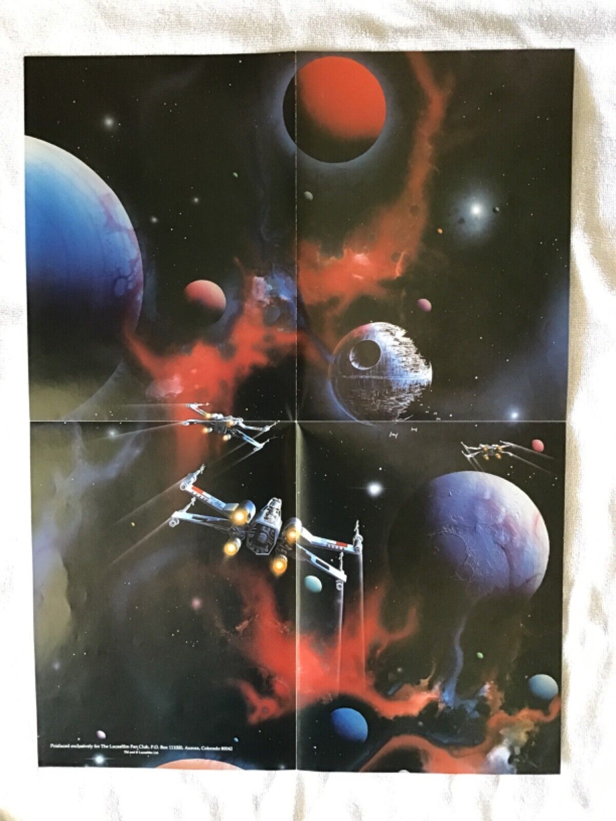 1997 Lucas fan club Insider Star Wars Posters Lot of 2